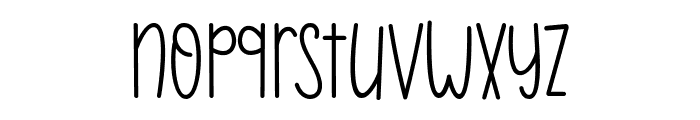 Dream Note Font LOWERCASE