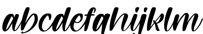 Dream Roulette Italic Font LOWERCASE