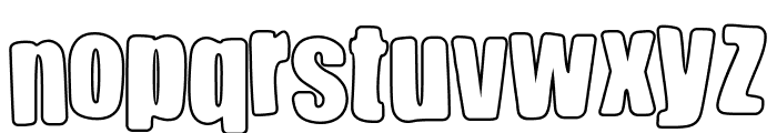 Dream Scream Hollow Font LOWERCASE