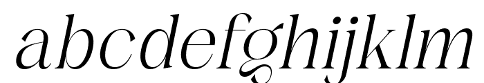 DreamCottage-Italic Font LOWERCASE