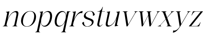 DreamCottage-Italic Font LOWERCASE
