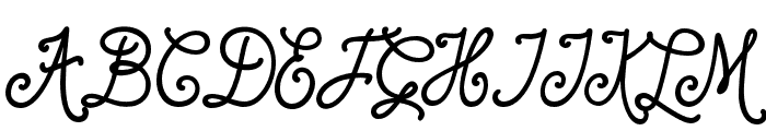 Dreamdelion Script Font UPPERCASE