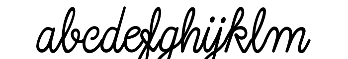 Dreamdelion Script Font LOWERCASE