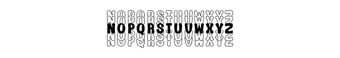 Dreamer Stacked Font UPPERCASE