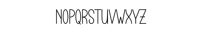 Dreaming Graduate Font LOWERCASE
