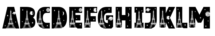 Dreaming Paris Solid Font UPPERCASE