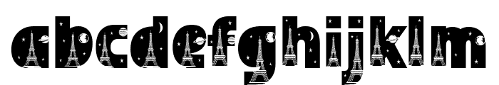 Dreaming Paris Solid Font LOWERCASE