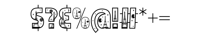 Dreaming Paris Font OTHER CHARS