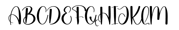 Dreaming Wedding Font UPPERCASE