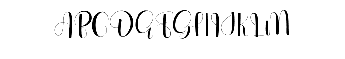 Dreaming1 Font UPPERCASE