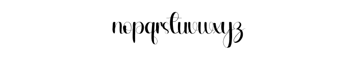 Dreaming1 Font LOWERCASE