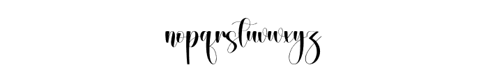 Dreamlight Font LOWERCASE