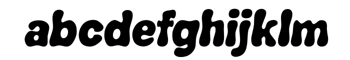 Dreamon Regular Italic Font LOWERCASE