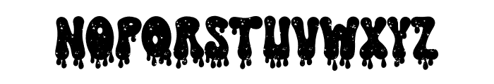 Drip Groovy Grunge Font UPPERCASE