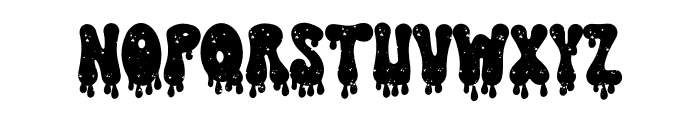 Drip Groovy Grunge Font LOWERCASE