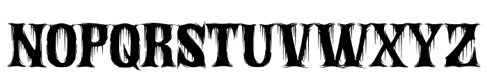 Drip Thorny Font UPPERCASE