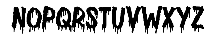 Dripping Halloween Regular Font UPPERCASE