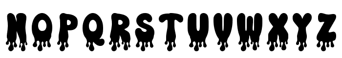 Dripping Regular Font UPPERCASE