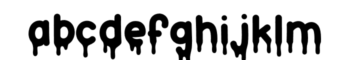 DrippingType Font LOWERCASE