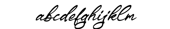 Driscutty Signature Italic Font LOWERCASE