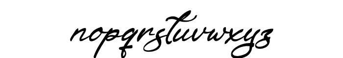 Driscutty Signature Italic Font LOWERCASE