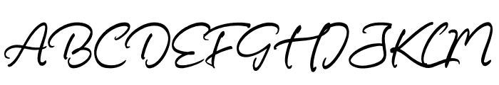 Driscutty Signature Font UPPERCASE