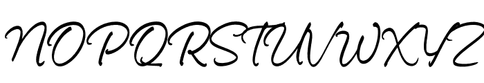 Driscutty Signature Font UPPERCASE