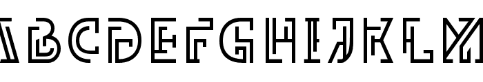 Dritch Font LOWERCASE