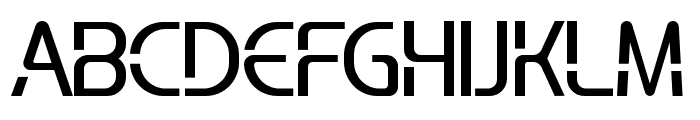 Drivergun Font UPPERCASE