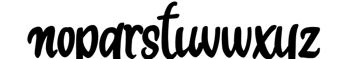 Drizzher Font LOWERCASE