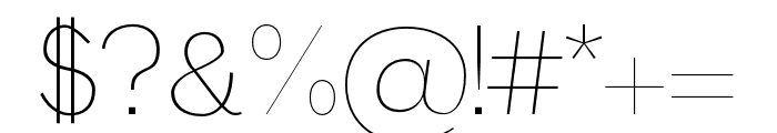 Dronic regular Font OTHER CHARS
