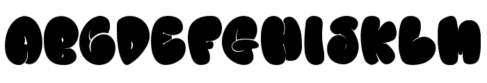 Dropdrips-Regular Font UPPERCASE