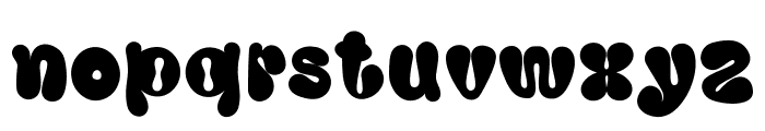 Droplet Regular Font LOWERCASE