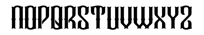 Droptune Simple Font UPPERCASE