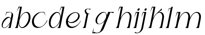 Druther-Regular Font LOWERCASE