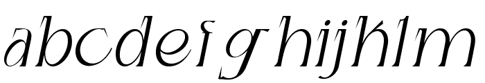 Druther Font LOWERCASE