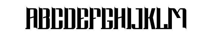 Dryastak Font UPPERCASE
