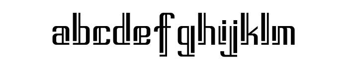 Dualines Font LOWERCASE