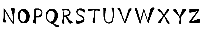 Ductile Regular Font UPPERCASE