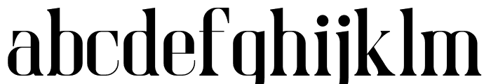 Dunhill Font LOWERCASE