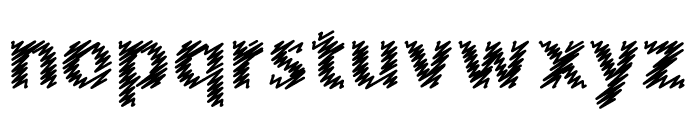 Dusker Scribble Font LOWERCASE