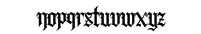 Duskfall Font LOWERCASE