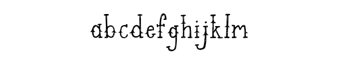 Dusky Pines Serif Font LOWERCASE