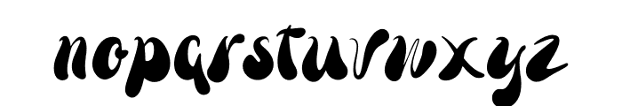 Dustin Groovy Font LOWERCASE
