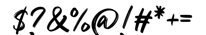DustineBrush-Regular Font OTHER CHARS