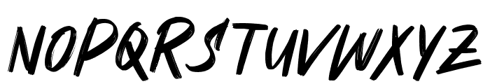 DustineBrush-Regular Font UPPERCASE