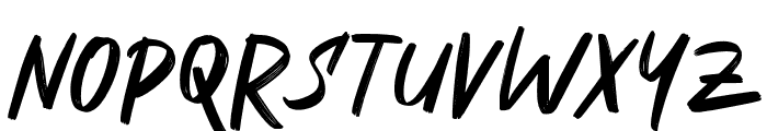 DustineBrush-Regular Font LOWERCASE