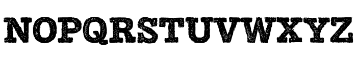 Dusty Stampede Font LOWERCASE
