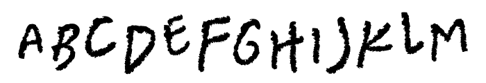DustyInk-Regular Font LOWERCASE