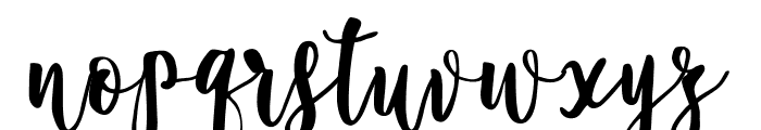 Duttane Script Font LOWERCASE